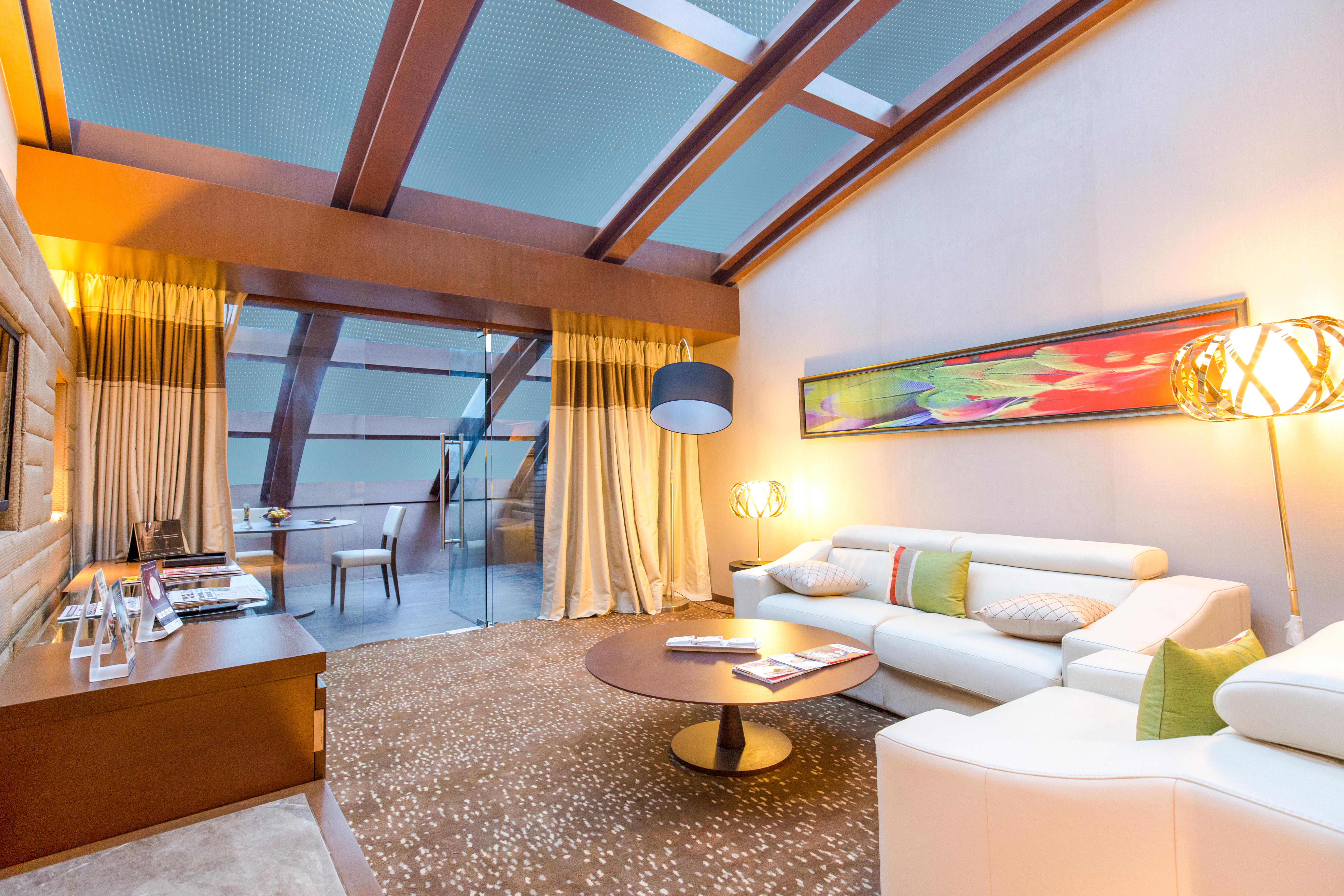 Venus Premier Suite at Sahara Star hotel near Mumbai airport with luxurious interiors and modern amenities