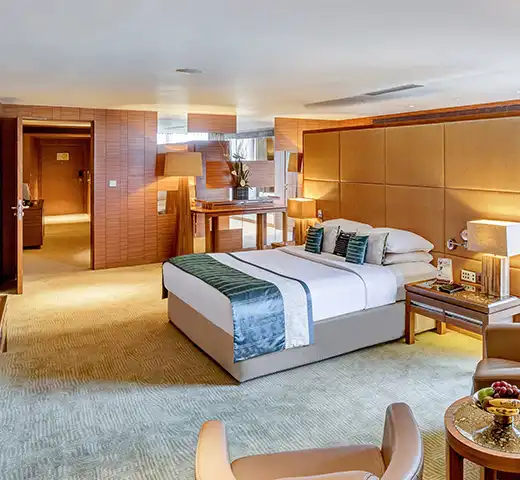 Hotel Sahara Star room interior